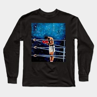 Muhammad Ali Brush Long Sleeve T-Shirt